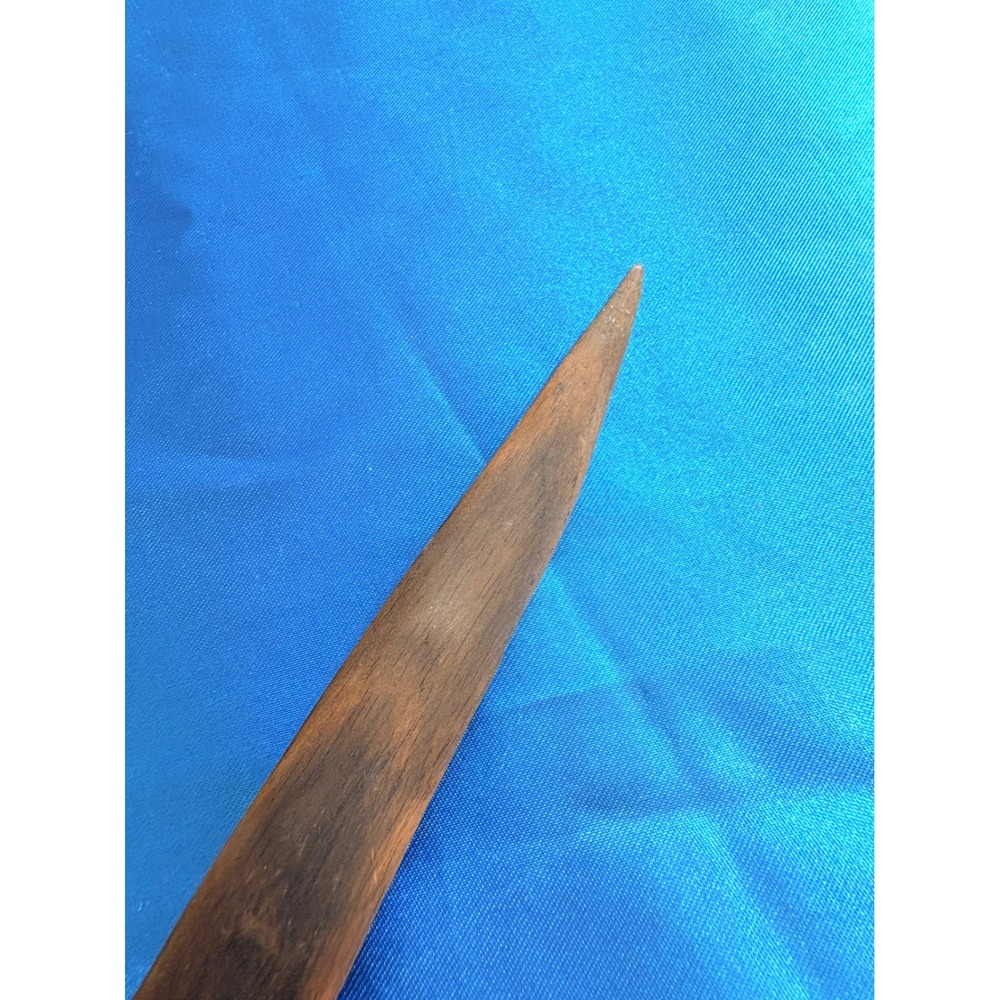 Vintage Hand Carved African Tribal Wood Letter Opener‎ Pair Set of 2 - Picture 14 of 16